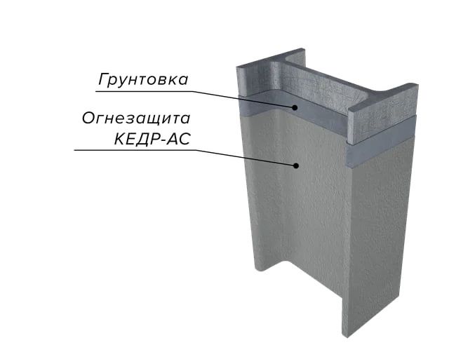 Огнезащитная краска КЕДР-АС (атмосферастойкий)
