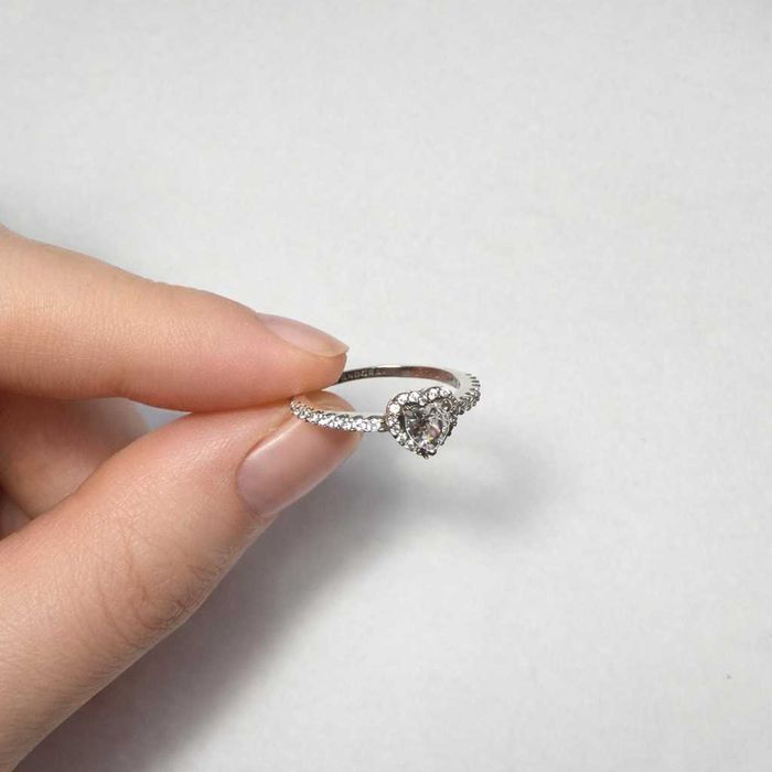 Inel Pandora original – Argint 925 | Model inimă elegant