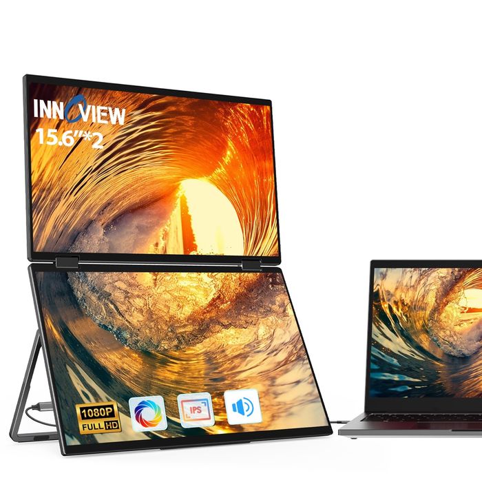 Dual Monitor Dublu Portabil Innoview 15.6 inch fhd 1080p