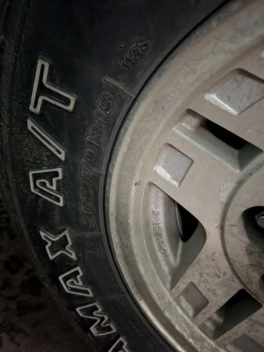 Резина  АТ р15, 265-70