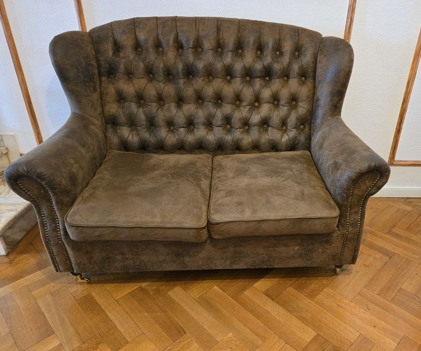 Set canapea cu doua fotolii