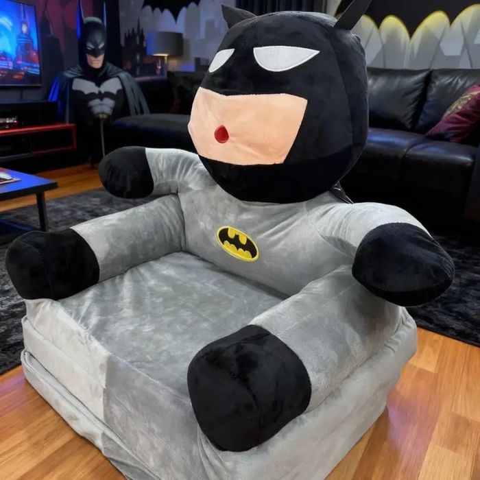 2в1 Плюшен фотьойл-легло Батман / Batman кресло плюшени играчки