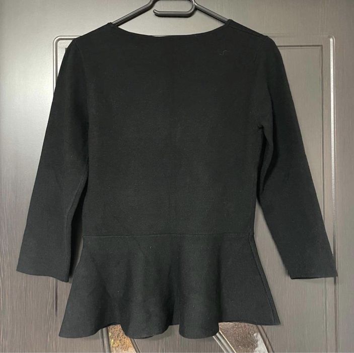 Bluza massimo dutti s bluza neagra massimo dutti s bluza volan peplum