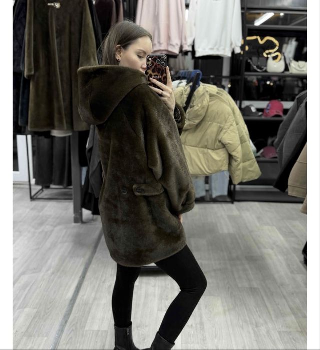 Эко шуба новый оверсайсз