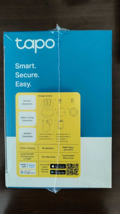 Смарт IP камера TP-LINK TAPO C210 2K 3MP