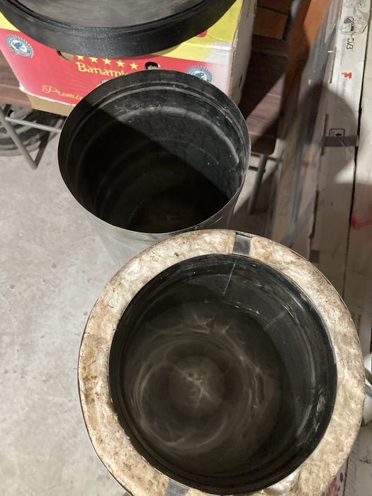 Tevi inox pentru cos centrala 180 mm