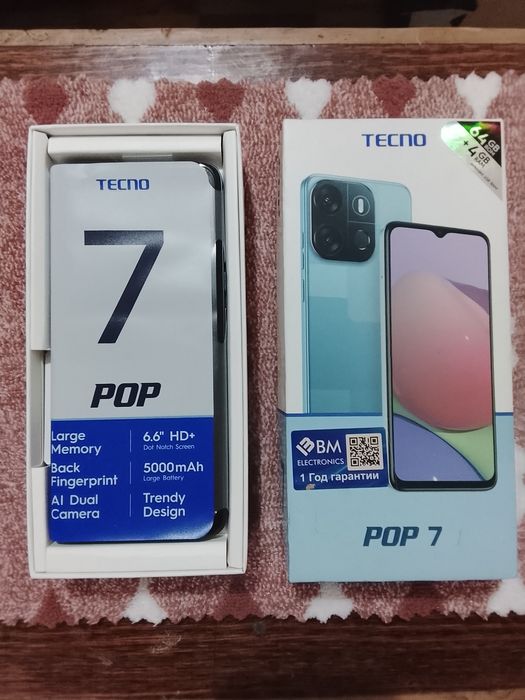 Продается смартфон Tecno POP7