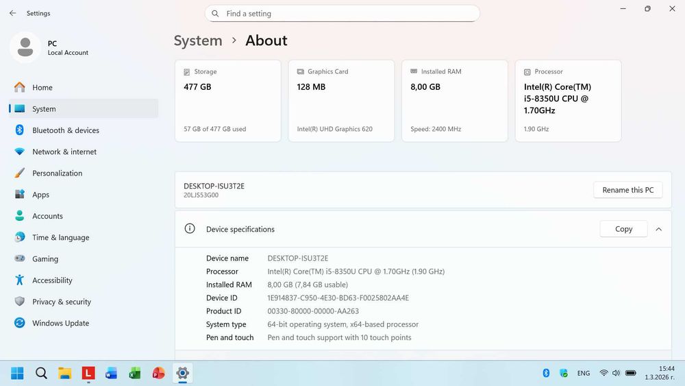 Lenovo ThinkPad X380 Yoga 13.3 inch | Intel i5 8350U|8GB RAM|512GB SSD