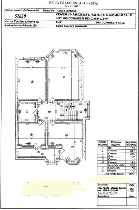 Casa Dragomiresti Deal - 7 camere