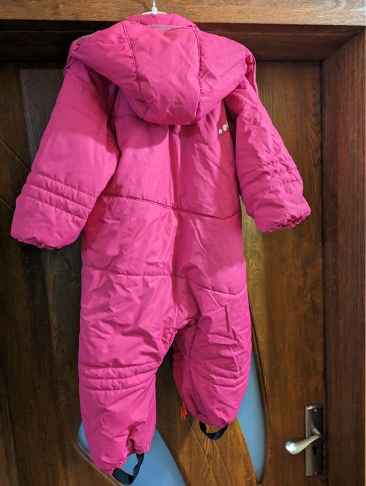 Бебешки гащеризон за ски и шейни warm, розов