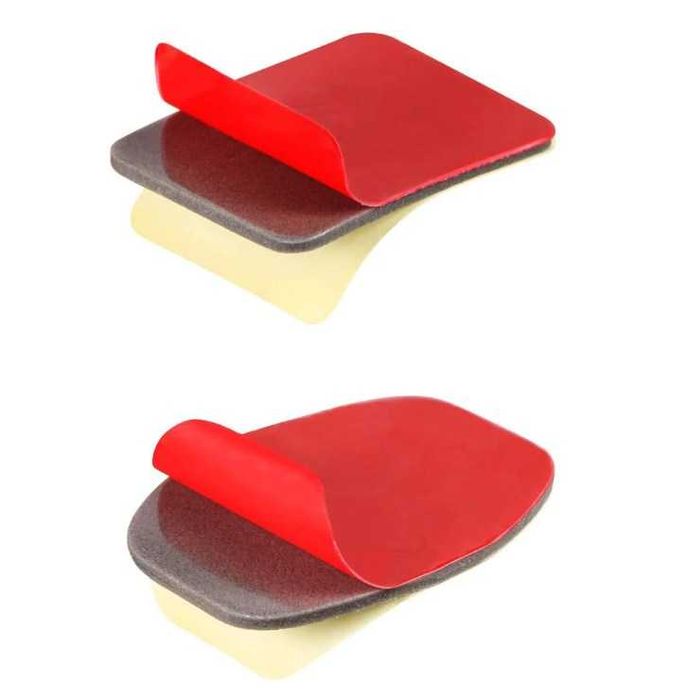 Самозалепваща плоска и извита стойка за GoPro  Insta360, SJCAM,  32бр.