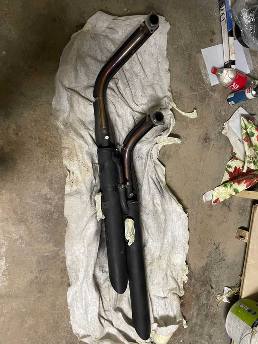 Evacuare/tobe Kawasaki vulcan vn900 custom negru mat