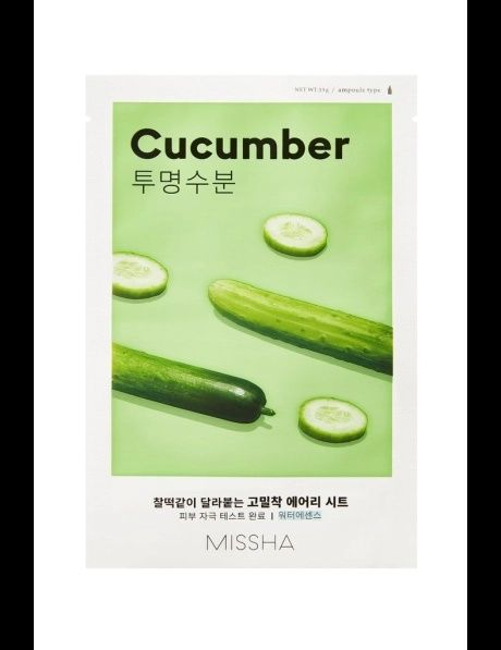 Шийт маски Missha Airy Fit - Aloe, Cucumber, Honey