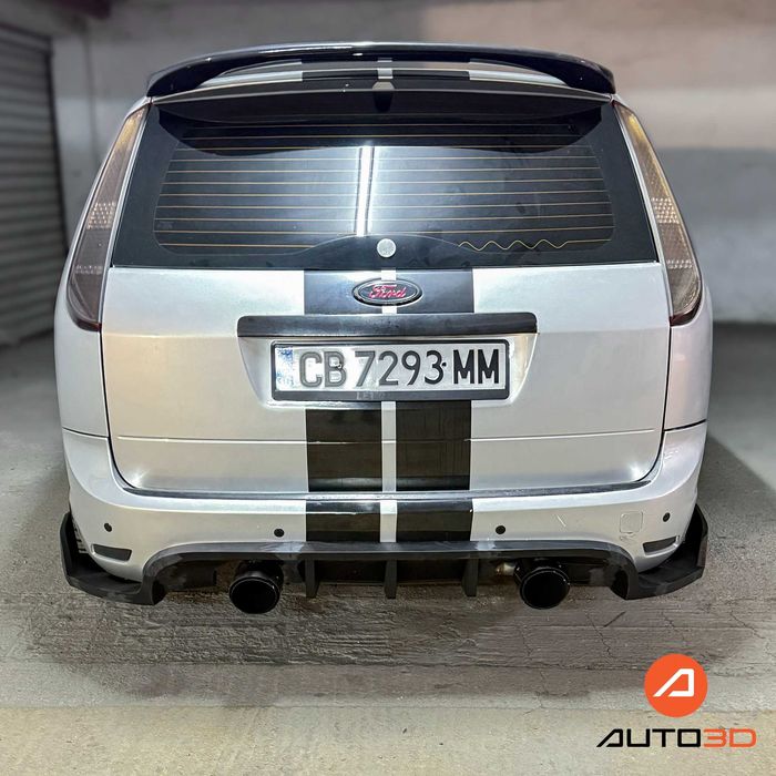 Tuning дифузьор задна броня Ford Focus 2 – комби