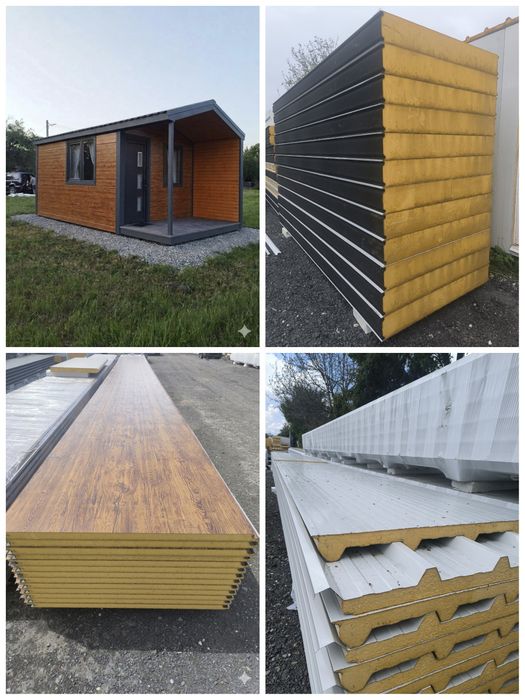 Calote Șuruburi Popnituri pe ral Panouri Sandwich Termoizolante Profile din tablă Case Structuri Metal Hale Containere