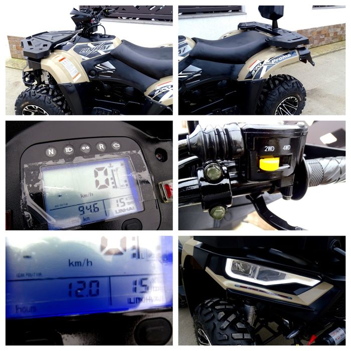 ATV ‼️LINHAI 370 PROMAX‼️4X4‼️90KM‼️Nou