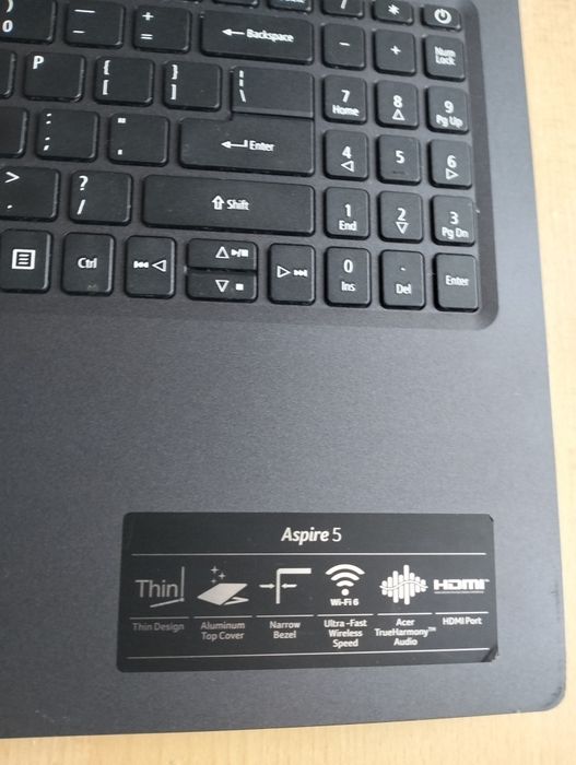 Laptop Acer Aspire 5  i5 10th, DDR4 20 Gb, baterie ok