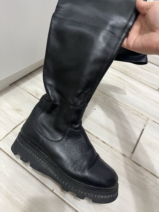 ПРОДАМ ботфорты натуральная кожа