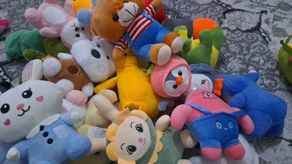 Мягкие игрушки новые разные размеры