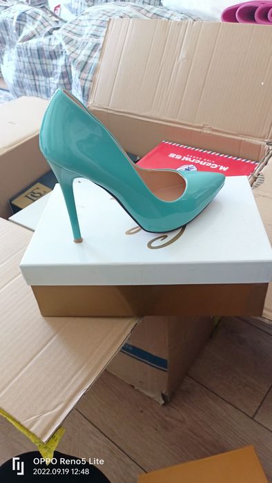 Туфли 37 размер, каблук высокий