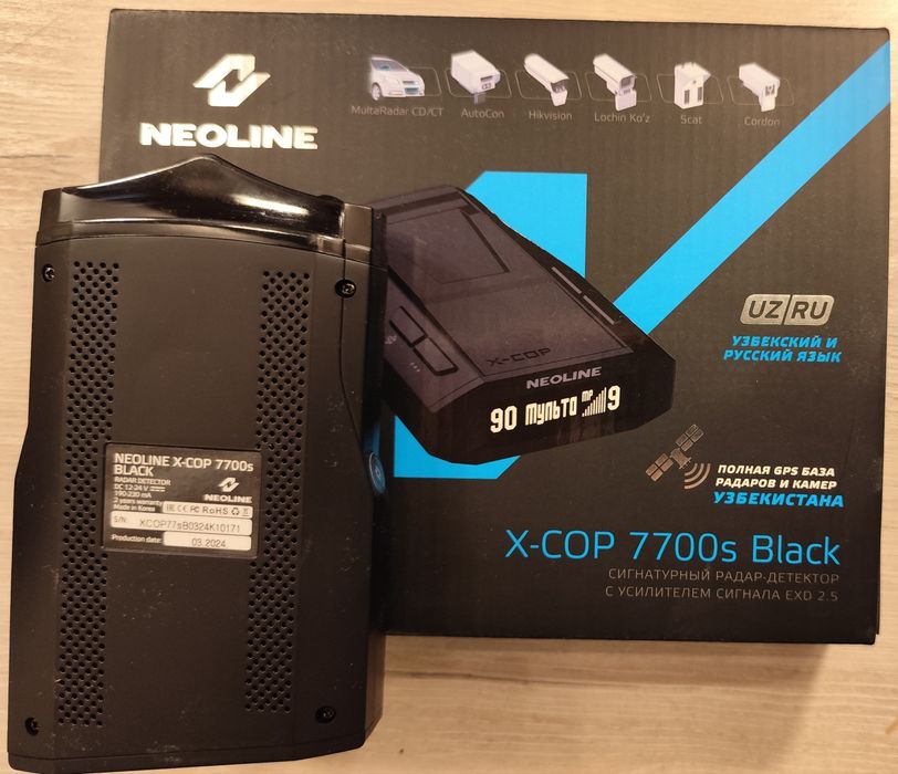 Продам радар детектор Neoline s7700 black