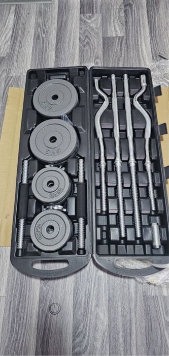 Разборные гантели, штанги 55 кг