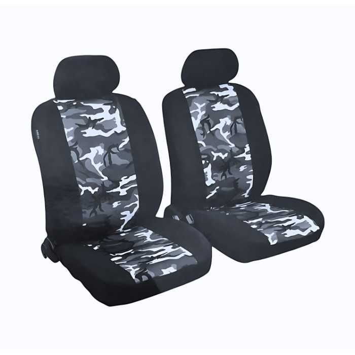Тапицерия за автомобил, 1+1  6части и 10 части, Камуфлаж сив или зелен