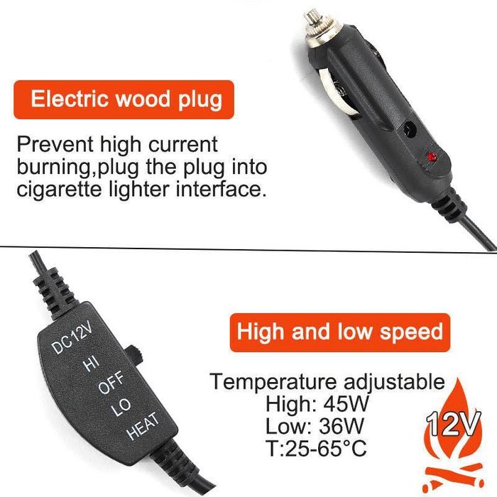 ТОП Подгряваща Подложка за Седалка Постелка за кола на 12V авто