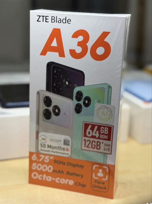 Смартфон ZTE Blade A36-64  gb.