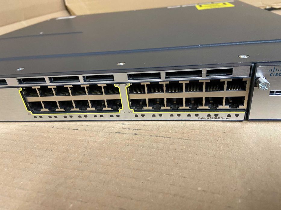 Cisco WS-C3750X-24T Catalyst гигабитов суич 3750 X switch