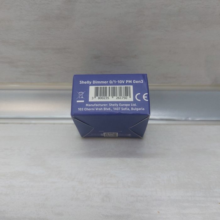 Смарт Димери Shelly Dimmer 0/1-10V PM Gen3 – Wi-Fi & Bluetooth