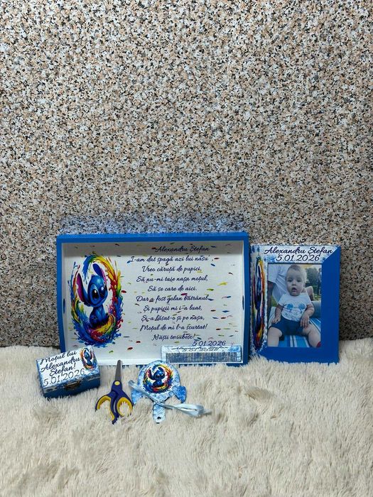 Set tăviță personalizată pentru moț – Aniversare 1 an