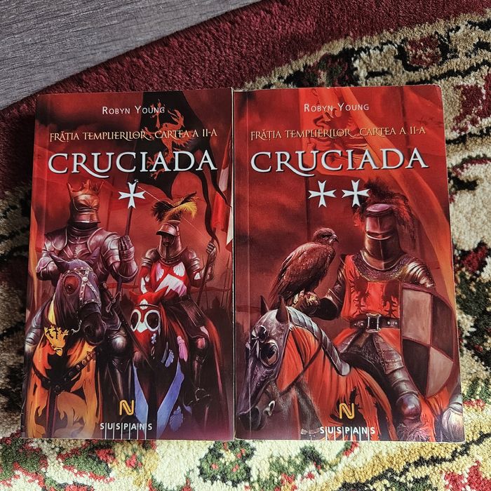 Cruciada - doua volume - de Robyn Young, in conditii impecabile