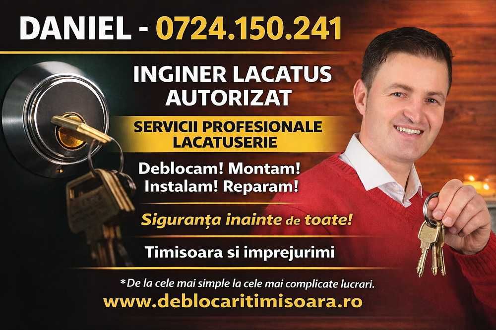 Montari Yale Broaste Manere Lacatus Reparatii Usi Timisoara