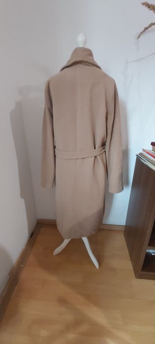 Palton bej, lung, L