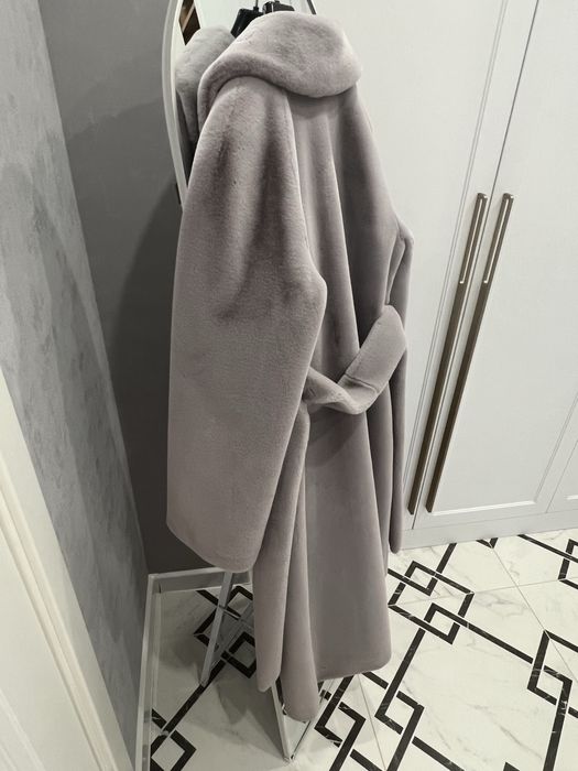 Шуба эко мех с шерстяным подкладом