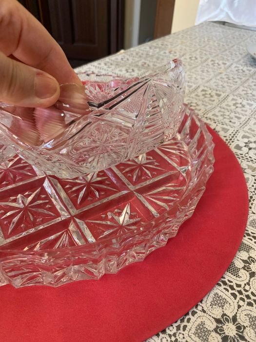 Хрустальные вазы разные Чехословакия