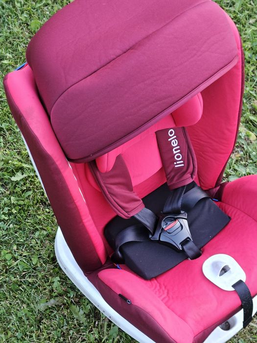 Scaun Auto Rotativ 360° Lionelo Bastiaan, ISOFIX, 0-36 kg, Roșu