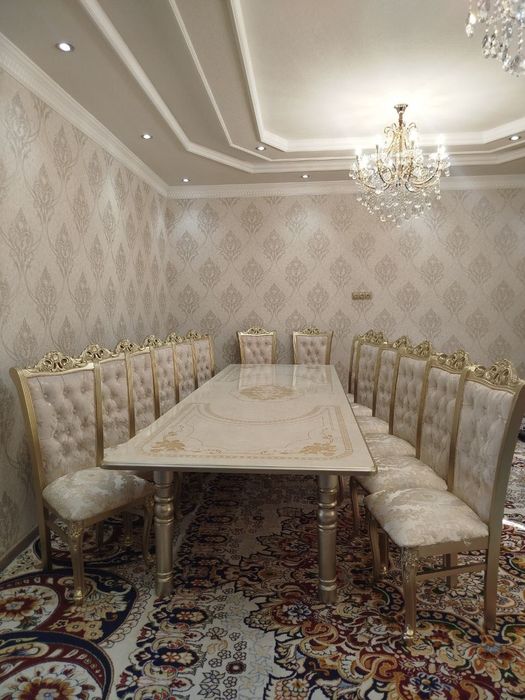 Stol Stul 14 Persona Gold olinganiga kop bomadi Toshkent