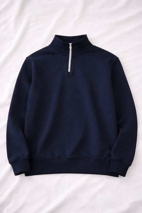 Quarter Zipper Bleumarin