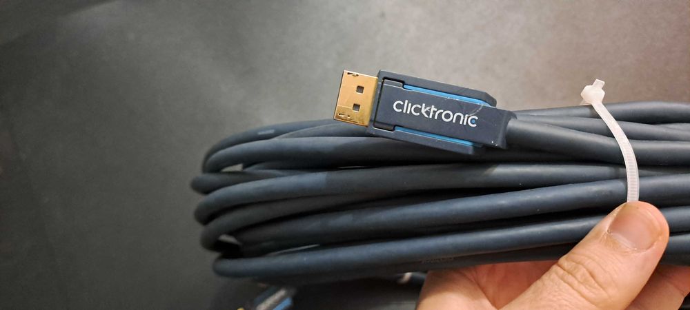 Cablu profesional DP (Displayport) de 15m, Clicktronic