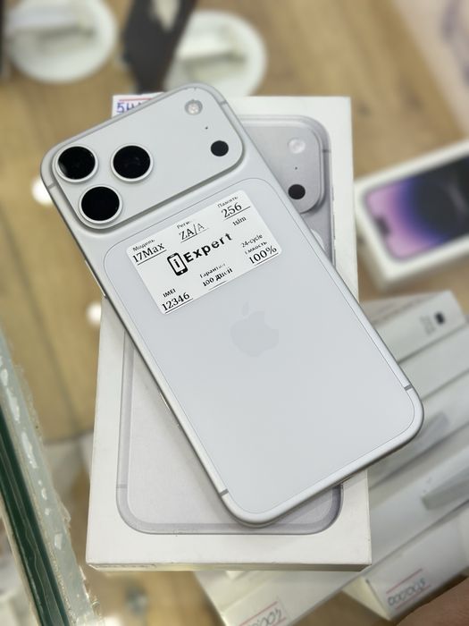 17 Pro Max 256gb 24ЦИКЛ  3oy Garantiya