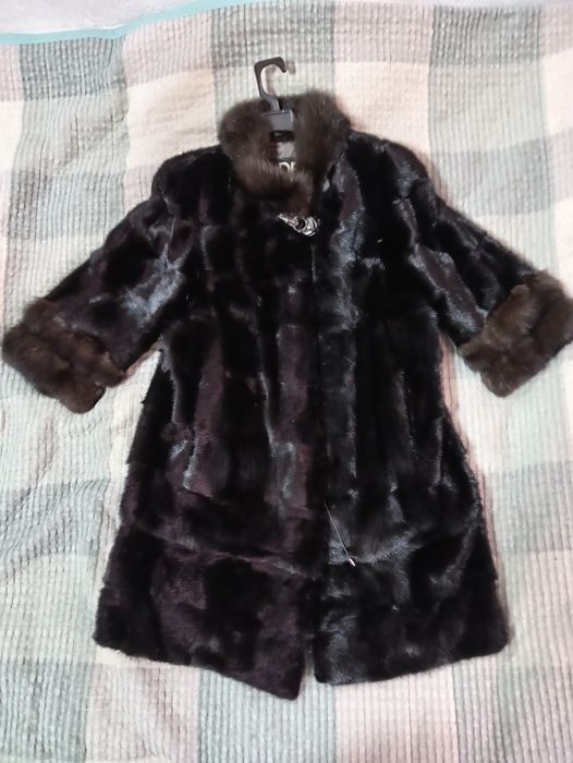 Шуба норковая ворот/рукава писец
