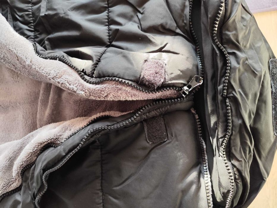 Зимно чувалче за количка Cangaroo Fluffy + нова чанта на Pampers