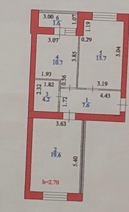 Продам 2х к.квартиру