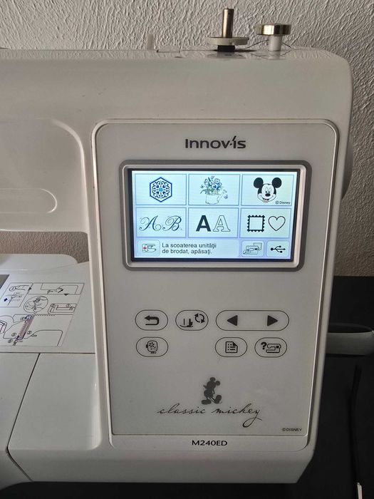 Mașină de cusut și brodat Brother Innov-is M240ED + touchscreen + USB