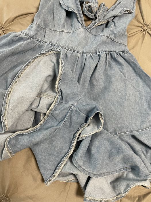 Дънкова рокля С размер