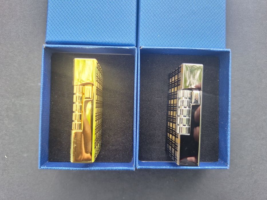 Луксозна метална запалка с два пламъка