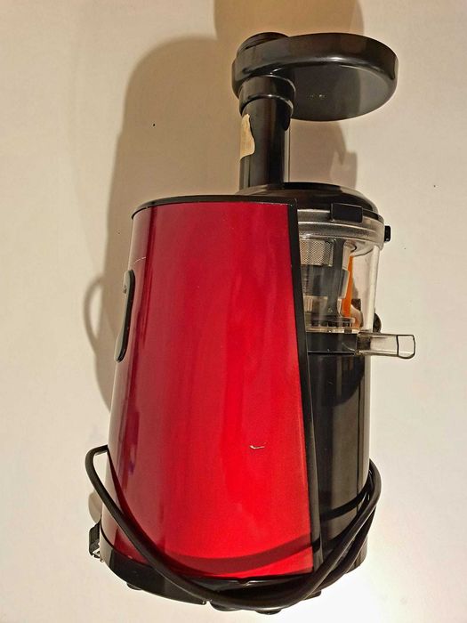Storcător slow juicer Heinner HSJ-160RD 150W, roșu-negru, funcțional