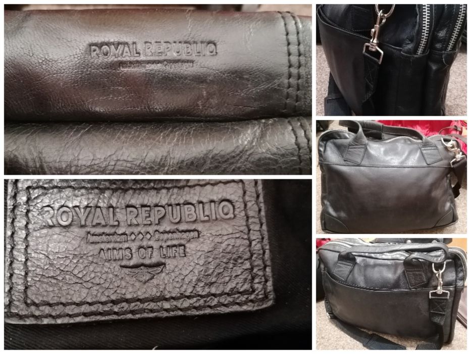 Geanta firetrap maro unisex, Royal republiq piele, geanta piele